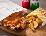 【人気No.1】台湾ジーパイ コンボセット《選べるポテトM・ドリンク 付き》 [#1 Popular] Taiwanese Chicken Ribs Combo Set (M Potato Wedges + Drink)（台湾ジーパイ専門店 CHICKEN NICE 月寒東3条）