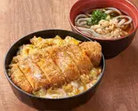 かつ丼とミニうどん(温)（丼とミニうどんのぶん福）