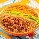マッシュポテト焼肉ビビンバ（小馋猫烤肉拌饭(シャオチャンマオビビンバ)）
