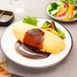 デミグラスソースオムライス Demi-Glace Sauce Omelette Rice（Modern Indian Restaurant ひまわり食堂）