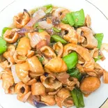 ホルモンの味噌炒め（創作中華料理1988）