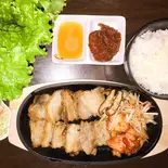 サムギョプサル弁当（韓国食堂明）