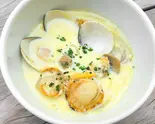 アサリ・ハマグリ・帆立の豆乳クラムチャウダー ハーフサイズ Soy milk Chowder Half（BONDI COFFEE SANDWICHES）