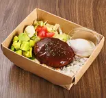 アボカドロコモコ丼（白金食堂）