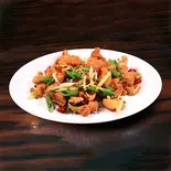 鶏の山椒唐辛子炒め(珉珉 曽根崎店)