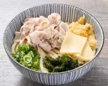 肉チーズうどん（自家製麺うどん 下かまた村）