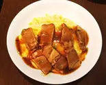チャーシュー黒胡麻チャーハン Roasted Pork Black Pepper Flavor Fried Rice（心意）