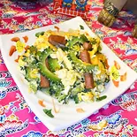 ゴーヤチャンプルー（沖縄料理 びんがた）