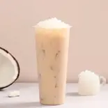 ナタデココココナッツラテ椰果椰奶（茶々真珠ミルクティー）