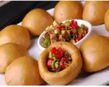 外婆菜窝窝头  中華ハンバーガー（湘味食府）