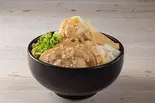 【醤油】豚神 油そば 豚マシ (豚バラチャーシュー4枚)（油そば 雷神 春日町3号店）