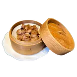 豆鼓排骨 豚スペアリブの豆豉蒸し（士林夜市）