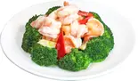 大海老と季節野菜炒め(青樺)