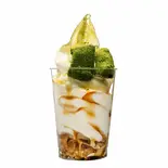 【CUP ICE】抹茶わらび餅アイス(ミルクベース)(カワバタアイススタンド #昼アイス #夜アイス)
