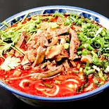 麻辣ラムモツ拉麺（頭壱號蘭州牛肉麺）
