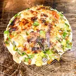すじコンねぎ(お好み焼き・鉄板焼きのはらだ)