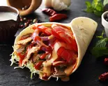 『やみつきビーフ』ケバブ トルティーヤロール（Mrs Istanbul Kebab Delivery 高宮1丁目2号店）