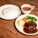 【ライス・スープ付】和牛仕様ハンバーグ(160グラム)（Grill＆bar Areva(ミート高橋)）