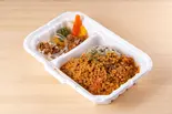 自然栽培米 の発酵玄 米 と大 豆 ミートキーマカレー（発酵Spa＆Cafe 清）