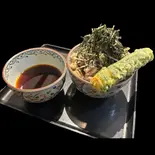 ちくわ天ビーフ肉そば:Chikuwa Tempura Beef Soba(なぜ蕎麦にラー油を入れるのか。渋谷店)