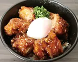 F-1112】半熟玉子付き極旨甘だれのからあげ丼（からあげの鉄人 姪浜北口駅前店）