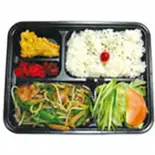 【605】ニラレバ弁当 大盛り（客来香）