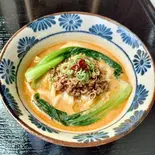 担々うどん（うどんとドーナツのお店まんまカフェ）
