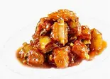 スペアリブの甘酢かけ(古法糖醋排骨)（刀削麺倶楽部）