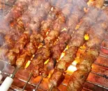 ラム串(5本)（福田大衆酒場）