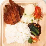 北海道牧豚(厚真町)のロースとんかつ定食（定食あさひ）