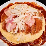 オムレツチキンあんかけスパ（名古屋名物あんかけスパあんかけ亭）
