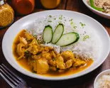Chciken curry set  (チキンカレーセット)（カフェハラール＆グロサリー）