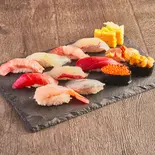 特上握り12貫(佃瀧三郎すしうなぎ両国江戸NOREN店)