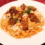 マトンビリヤニ(単品・ライタ付き) Mutton Biriyani(ハラル料理 大阪ハラルムガル 本町店)