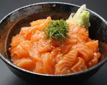 漬けサーモン丼 (1人前)Soy-Marinated Salmon Bowl(1 serving)(東京寿司 ITAMAE SUSHI 愛宕店 Tokyo Sushi Itamae Sushi Atago)