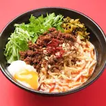 温玉汁なし担々麺(担担担 汁なし坦々麺 TANTANTAN soupless dandan noodle)
