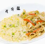 チャーハンプレート(生姜焼きとチャーハン)(牛骨ラーメン不二家)