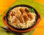 パスタ&豚バラの和風柚子胡椒(がっつりパスタ満腹亭)