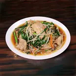 豚肉とニラ炒め(珉珉 南千日前本店)
