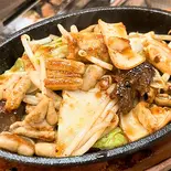 ホルモン野菜焼き（玉屋食堂）