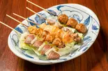 串5本盛り合わせA 5 Skewer Assortment A（焼鳥茶屋 初陣 西新店）