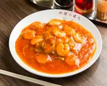 エビチリソース炒め Shrimp Stir-Fried in Chili Sauce(谷記 1号店)