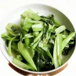 小松菜のニンニク炒め（中華料理 華景園）
