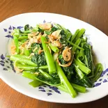 青菜のにんにく炒め（ビアホイチョップ）