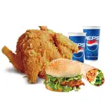 まるごと一羽のフライドチキン/オーリンズ風チキンバーガー/スパイシーチキンツイスター/お好みのドリンク*2(J.CHICKEN 叫了個炸雞 西川口店)