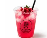 季節のフルーツソーダ(いちご)（テイクアウト カフェ NAGARA COFFEE）