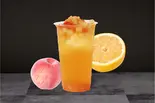 【爽快シトラス】グレープフルーツ＆ピーチのトロピカルティー Grapefruit ＆ Peach Tropical Tea（パフェBar「YORUYORU」 南6条西）