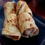 チャーシュー煎餅巻き(叉烧卷饼)(盘点麻辣 尾久店)