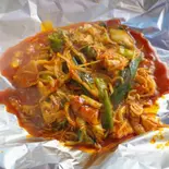 ホルモンぶたキムチ Innards ＆ Pork Kimchi（お好み焼き さんぺい）