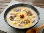 236kcal 薫り高い柚子と舞茸の贅沢 鶏むね肉の旨みが溶け出す心潤う養生粥 トッピング梅干付（風邪・胃腸炎の回復に お粥小屋 健康お粥専門店）